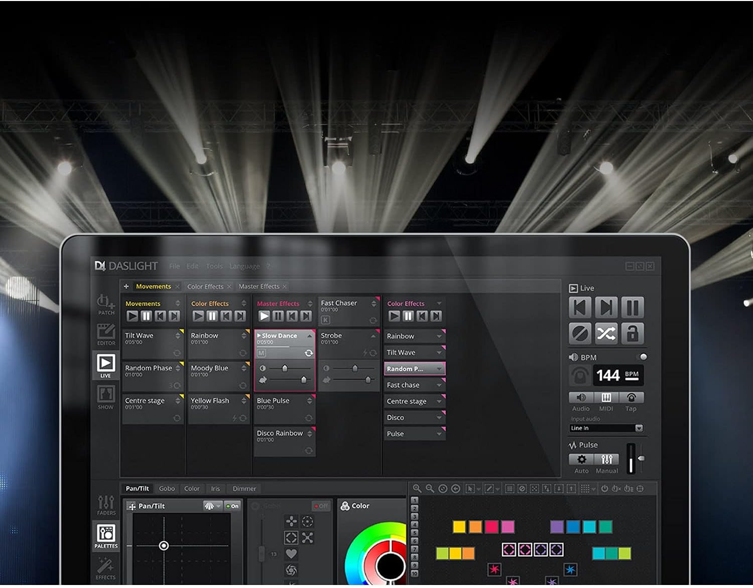 Daslight 4 DMX Программное обеспечение для освещения для PC Mac