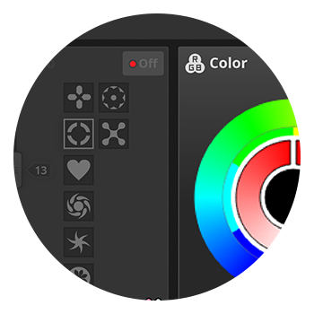 Палитры Daslight