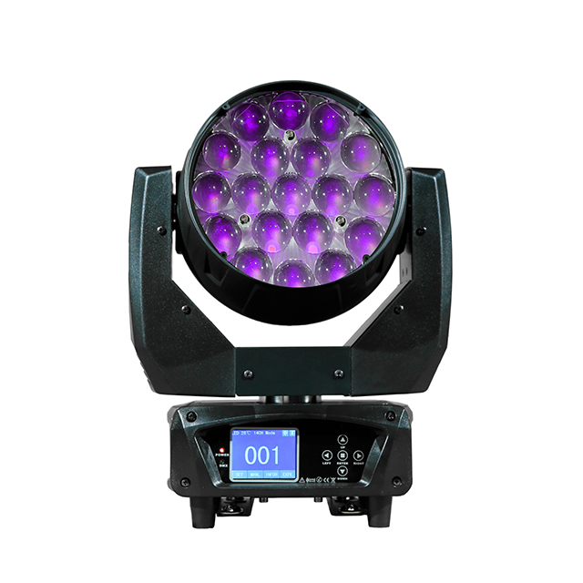 Mac Aura 19×15W LED Zoom Moving Head Washing Light 